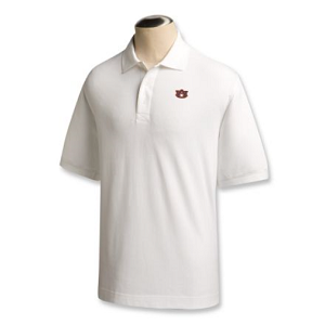 Auburn Tigers Men's Ace Polo - White